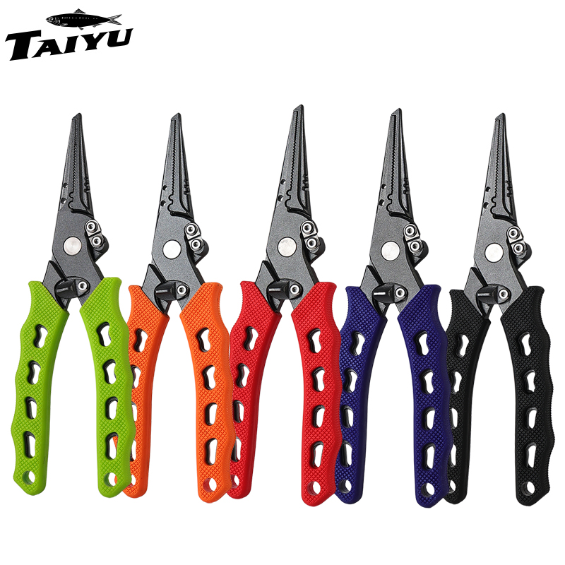 Fishing Lure Accessories - คีมตกปลา TAIYU 5 สี ทำจากสแตนเลส ใช้ตัดสาย