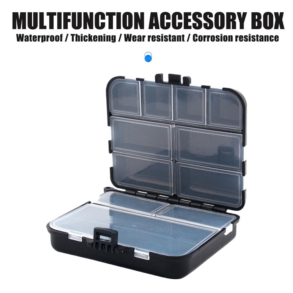 Fishing Lure Making Kit - กล่องเก็บล่อตกปลาเหยื่อกล่องแบบพกพา Double-Sided Lure Hook Organizer, mini