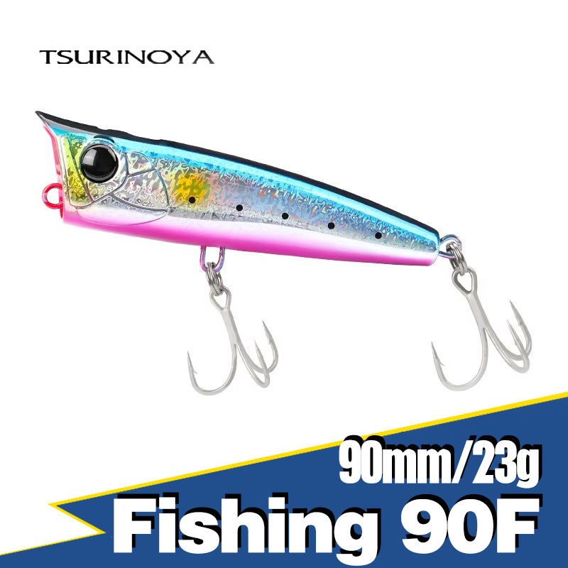 Fishing Lure Popper - TSURINOYA 90มม.23G Popper Fishing Lure DASHER
