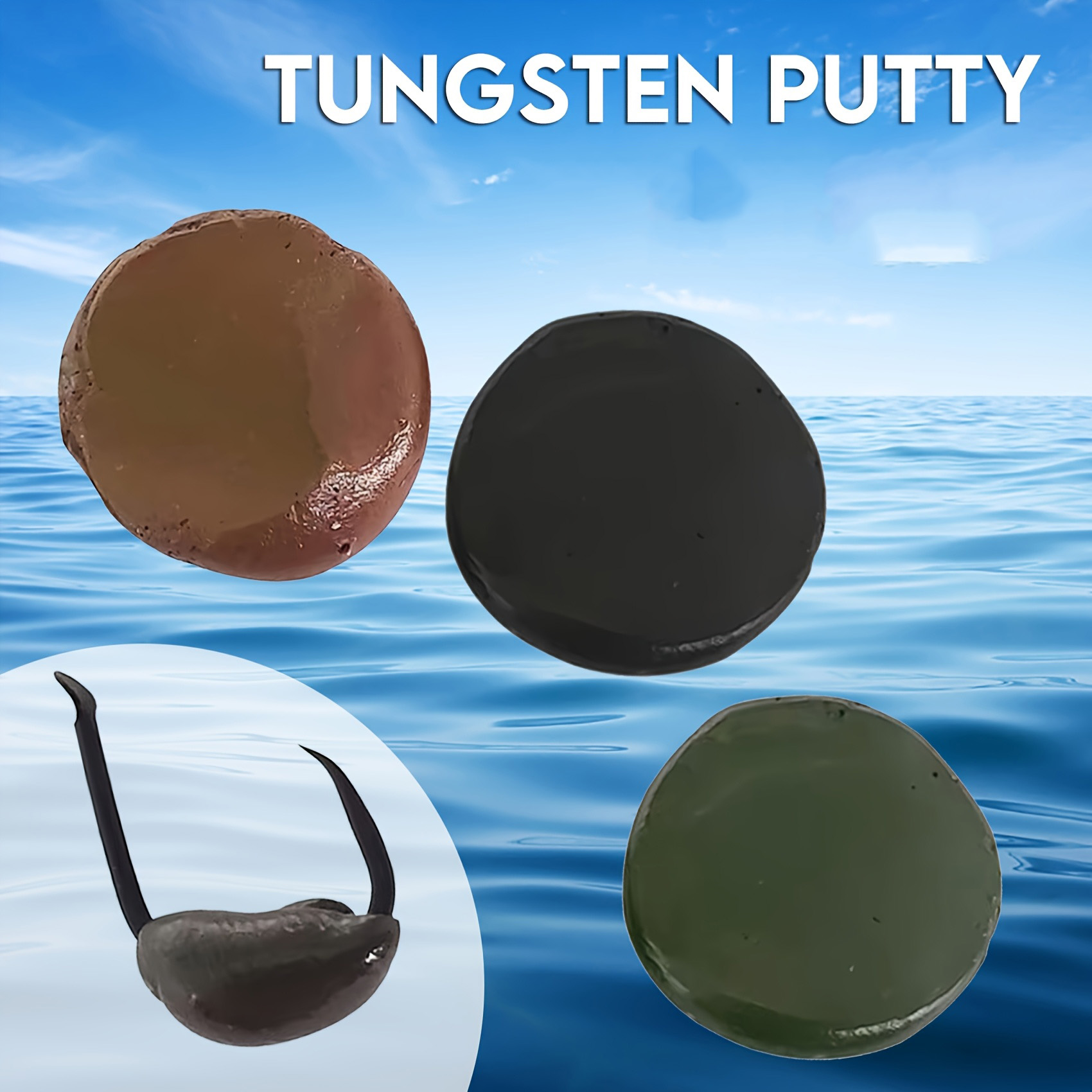 Fishing Lure Accessories - ทังสเตนฉาบ 0.5 ออนซ์ (15 กรัม) Tika