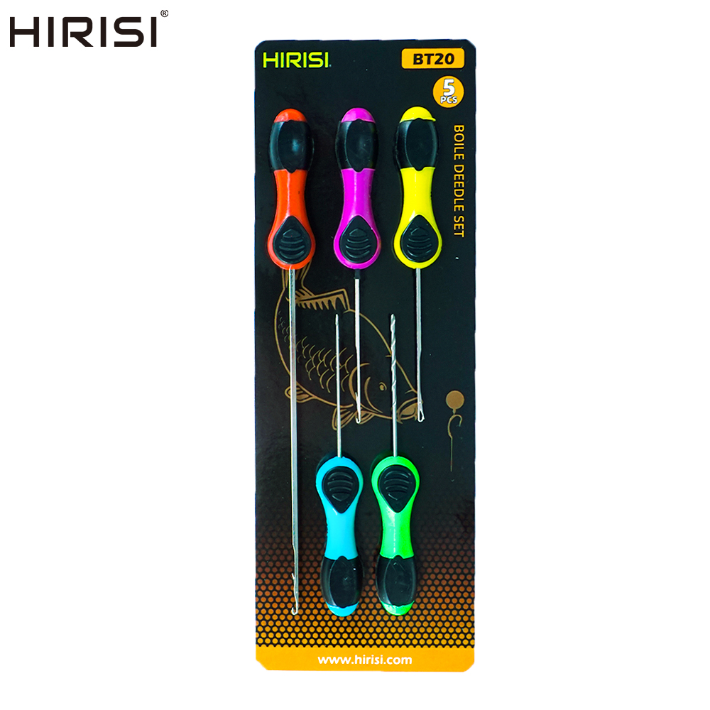 Fishing Lure Making Kit - ชุดเข็มตกปลาคาร์พ 5 ชิ้น ยี่ห้อ Hirisi สำหรับทำเหยื่อป๊อปอัพ