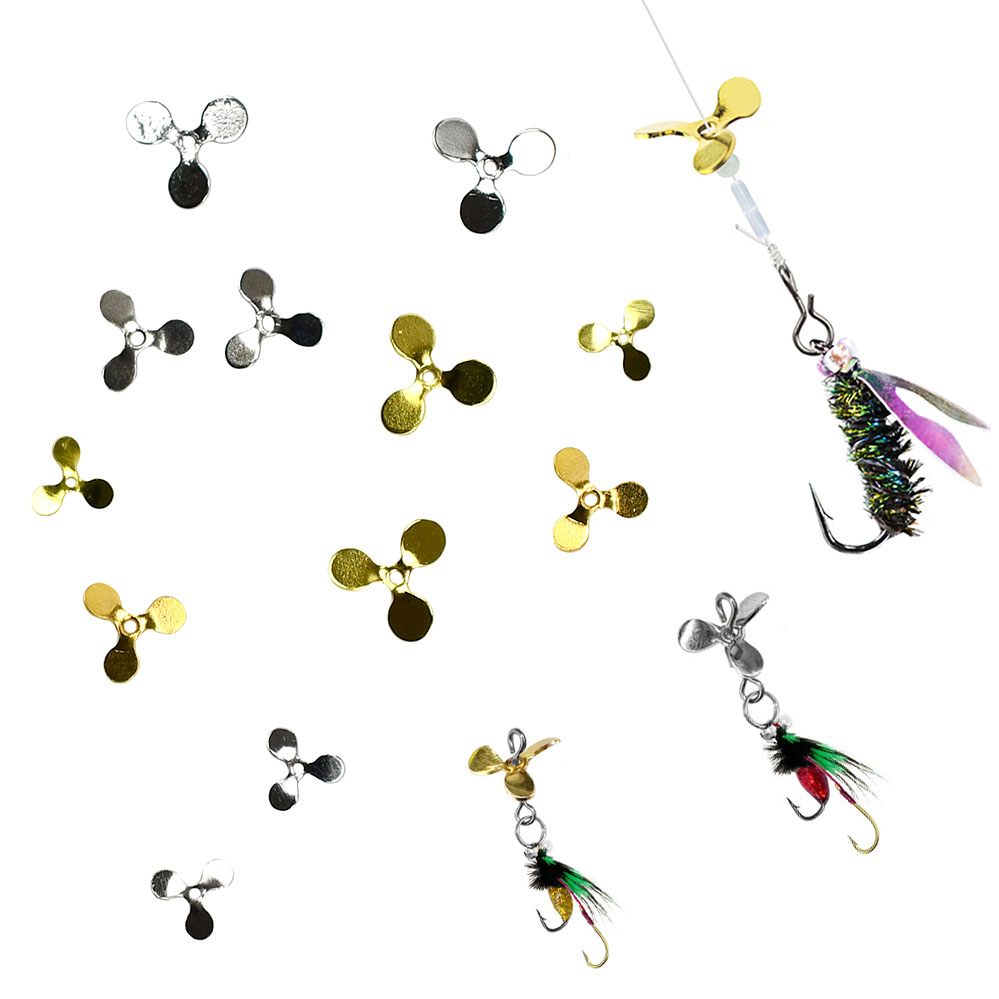 Fishing Lure Blade Bait - ใบพัดตกปลา 3 ใบ จำนวน 200 ชิ้น