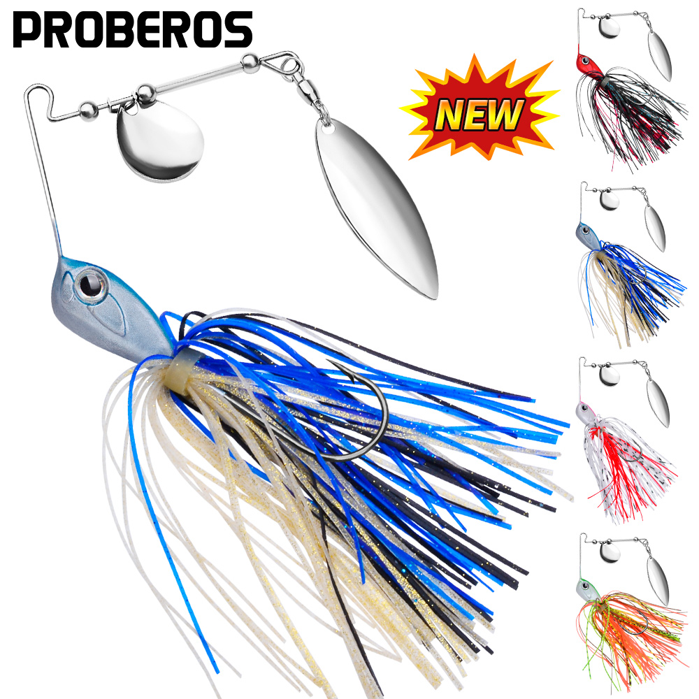 Fishing Lure Blade Bait - เหยื่อตกปลา Proberos 10/14 กรัม แบบ Spinner