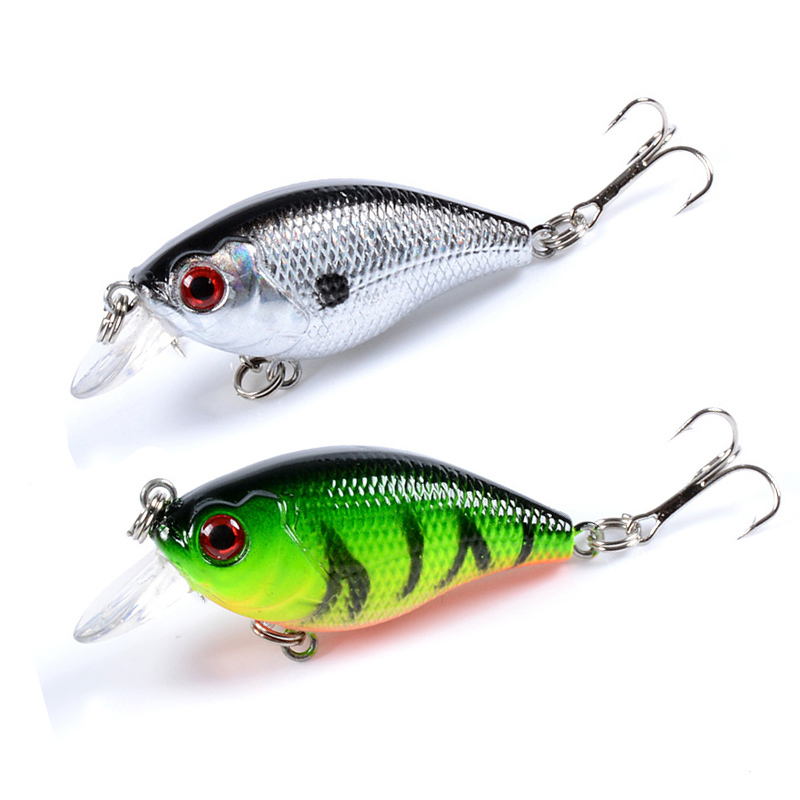 Fishing Lure Crankbait - 1PCS Wobblers คุณภาพ Crankbait จําลองตกปลา Lure