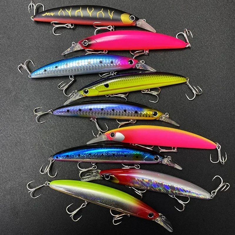 Fishing Lure Spinnerbait - ลอยเหยื่อตกปลา Minnow 110MM 20g Sea Ocean
