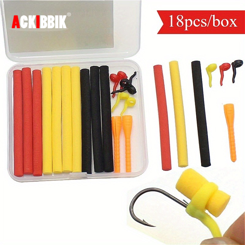 Fishing Lure Box - ชุดอุปกรณ์ตกปลาคาร์พ 18 ชิ้น/กล่อง ชุดเหยื่อตกปลาคาร์พ Pop Up