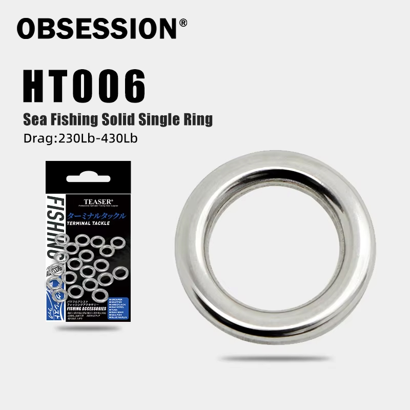 Fishing Lure Accessories - เครื่องมือตกปลา HT006 15ชิ้น/ถุง20ชิ้น/ถุงอุปกรณ์เสริมสำหรับล่อปลาโซลิดริงสเตนเลสสตีลไร้รอยต่อโซลิดริงวินาที