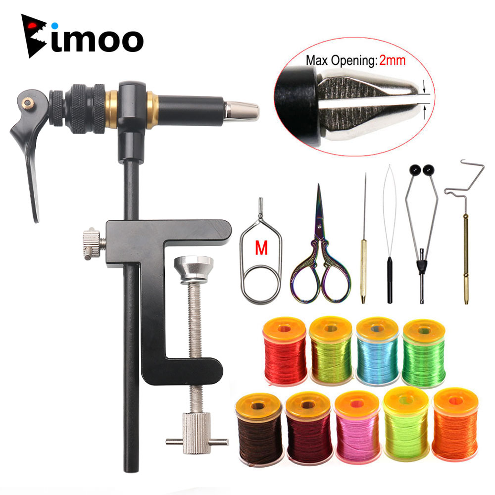 Fishing Lure Spinner - บีมู 360 ° ที่หนีบแบบหมุนได้ C-Clamp สำหรับผูกเหยื่อตกปลา