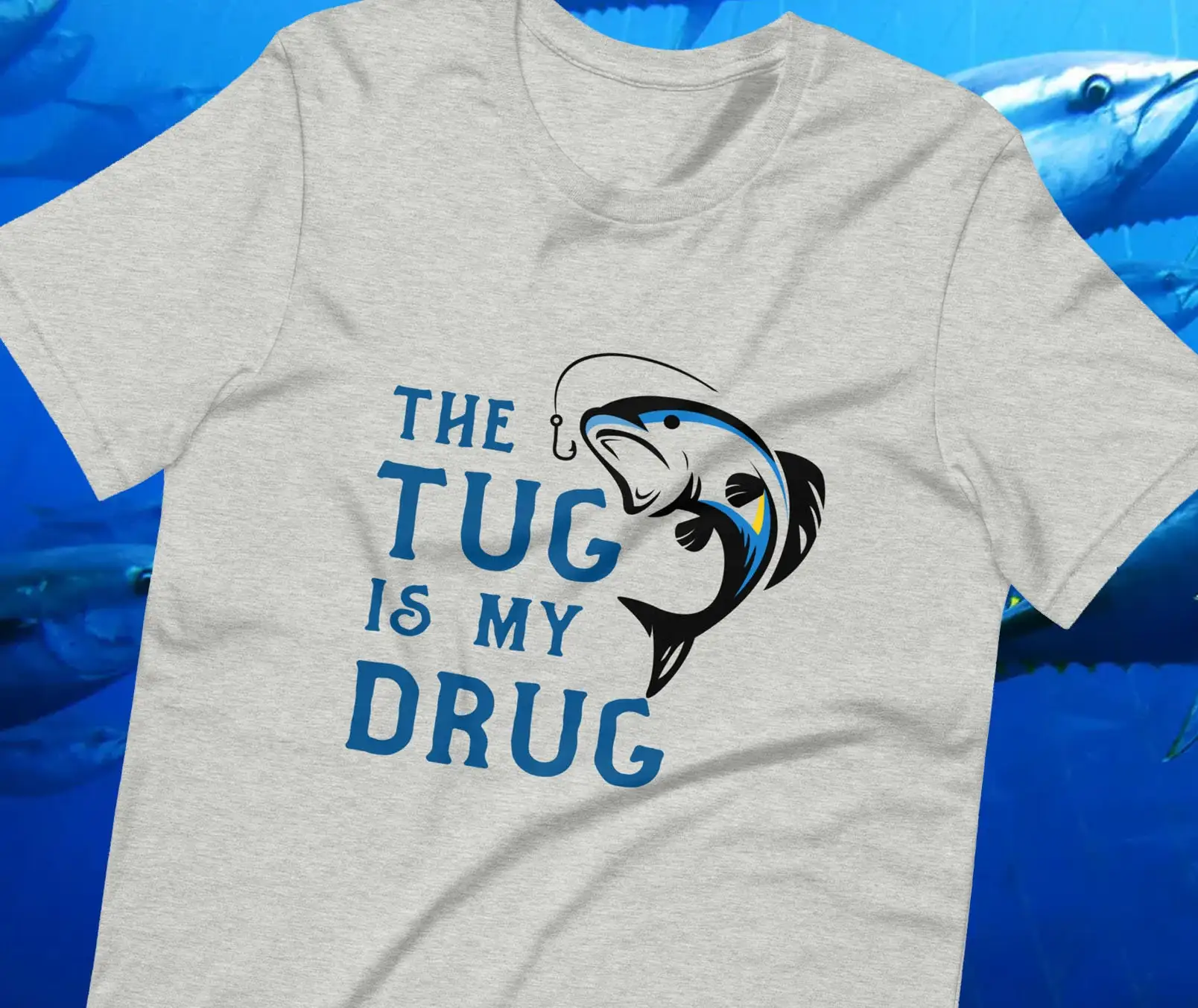 Fishing Lure Box - เสื้อยืด The Tug Is My Drug