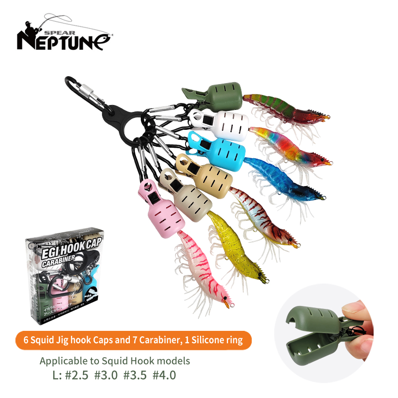 Fishing Lure Jig - ใหม่ปลาหมึก Jig เหยื่อชุดป้องกัน 6 ชิ้น Webfoot