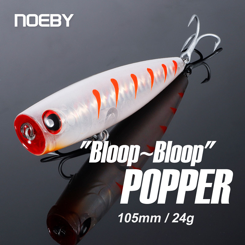 Fishing Lure Popper - Noeby 105mm 24g Topwater Popper เหยื่อตกปลา