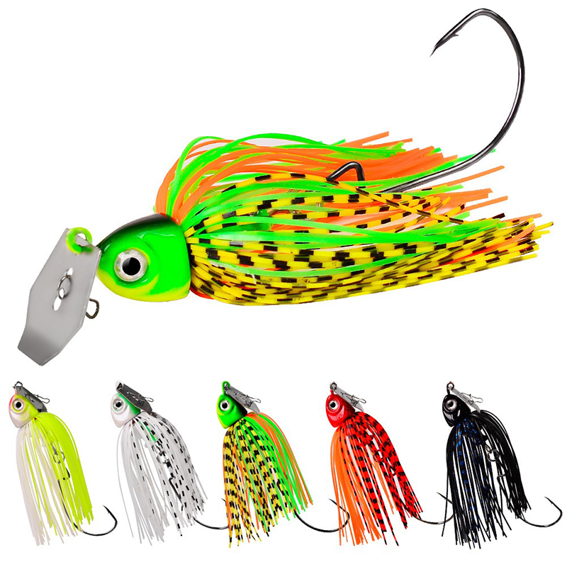 Fishing Lure Buzzbait - เหยื่อตกปลาแบบ Chatter Bait Spinner Bait Weedless
