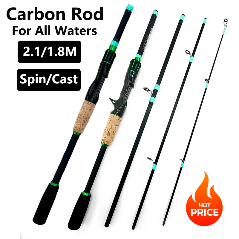 Fishing Lure Jig - คันเบ็ดตกปลาแบบสปินนิ่ง ชนิด Solid ML Tip 1.8/2.1