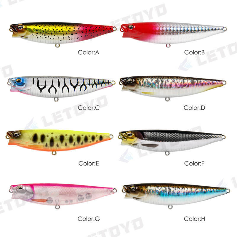 LETOYO 65Mm 5G/90มม.10G พื้นผิ - Fishing Lure Topwater บทวิจารณ์และราคา