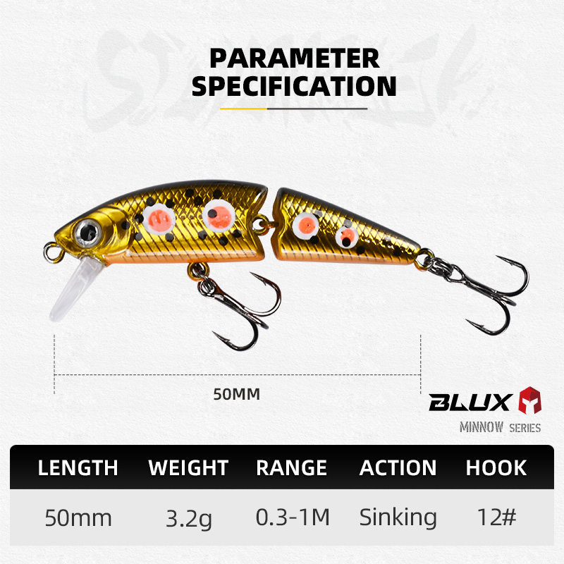บลักซ์ดร. Minnow Joint 50S Swi - Fishing Lure Spinnerbait บทวิจารณ์และราคา