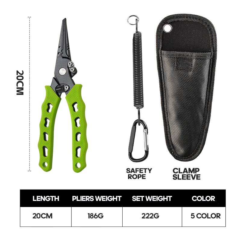 คีมตกปลา TAIYU 5 สี ทำจากสแตนเ - Fishing Lure Accessories บทวิจารณ์และราคา