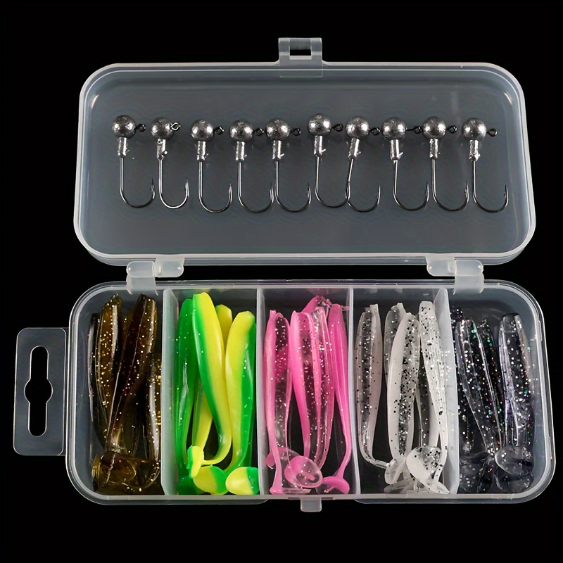 ชุดเหยื่อตกปลาเหยื่ออ่อน 35 ชิ - Fishing Lure Soft Plastic บทวิจารณ์และราคา