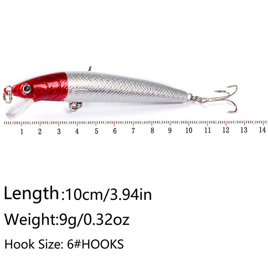 10PCS Jerkbait Minnow Swimbait - Fishing Lure Jerkbait บทวิจารณ์และราคา