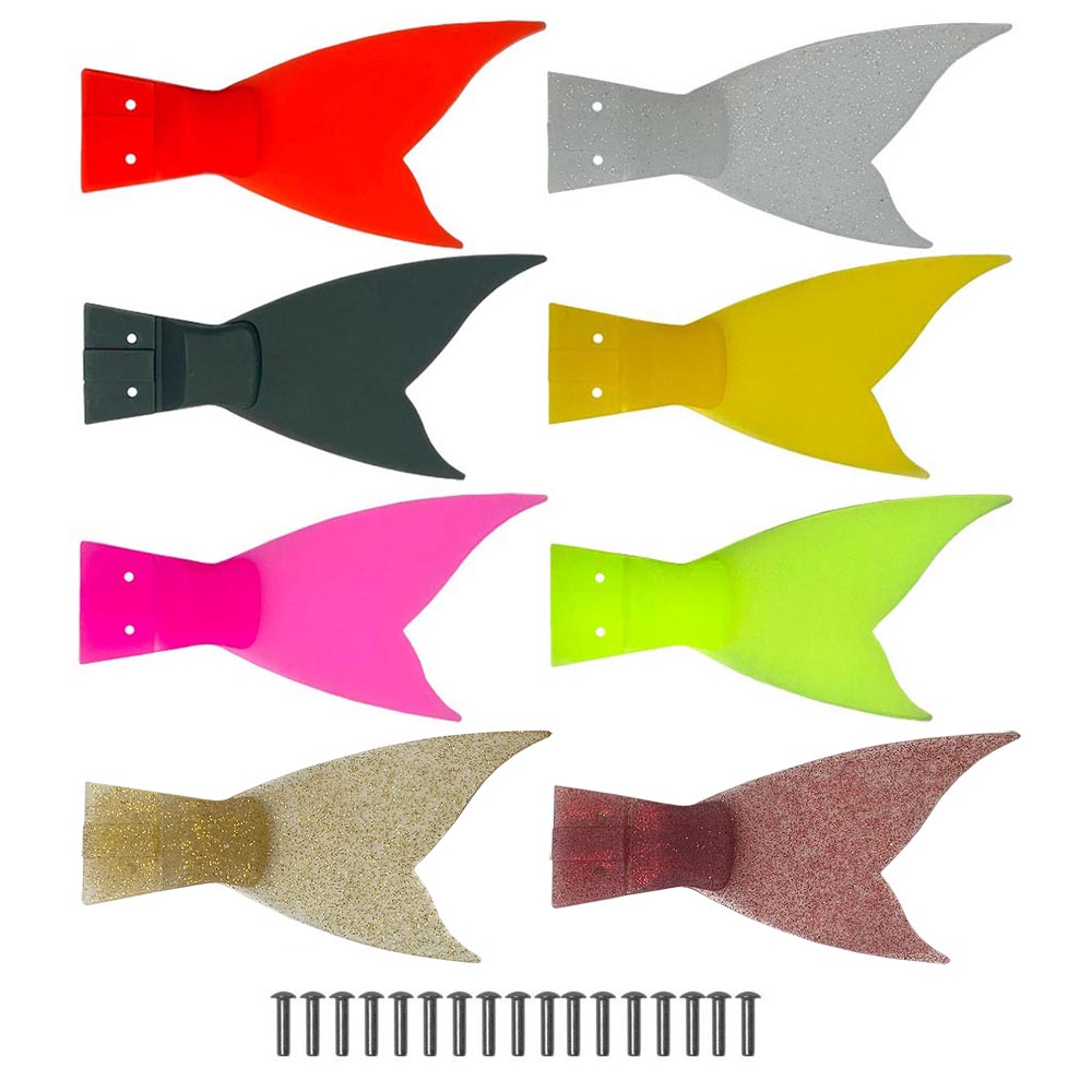 หางซิลิโคนสำรองสำหรับเหยื่อปลอ - Fishing Lure Popper บทวิจารณ์และราคา