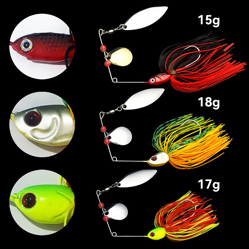 Bazooka 15g 18g Spinnerbait Fi - Fishing Lure Spinnerbait บทวิจารณ์และราคา