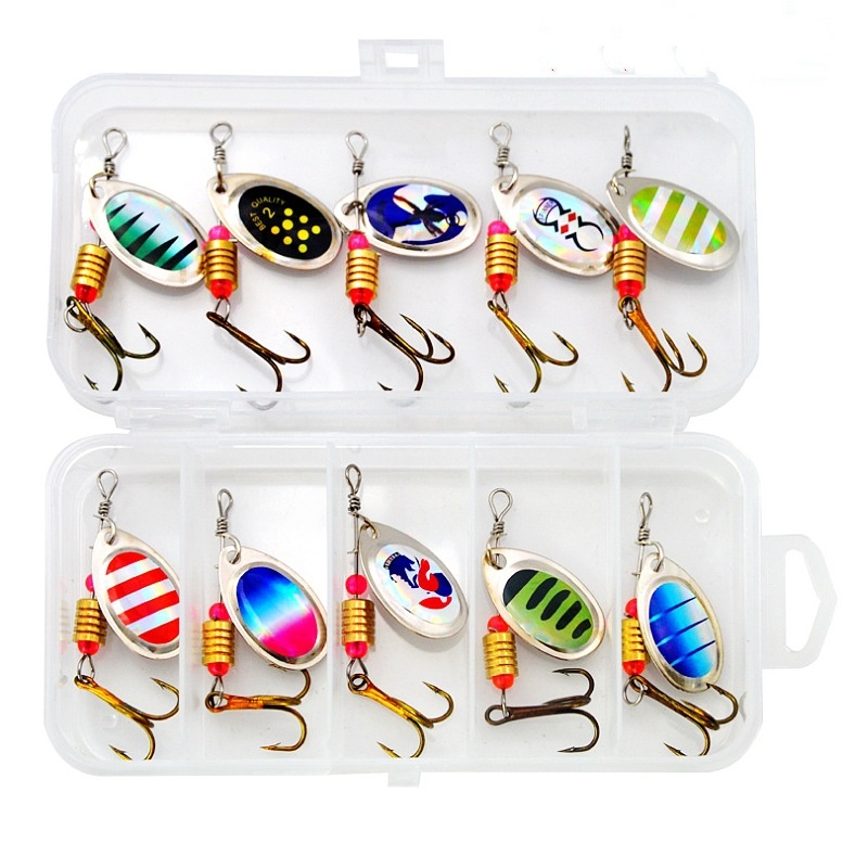 ตกปลา Lure Spinner หมุนช้อน 10 - Fishing Lure Spinnerbait บทวิจารณ์และราคา