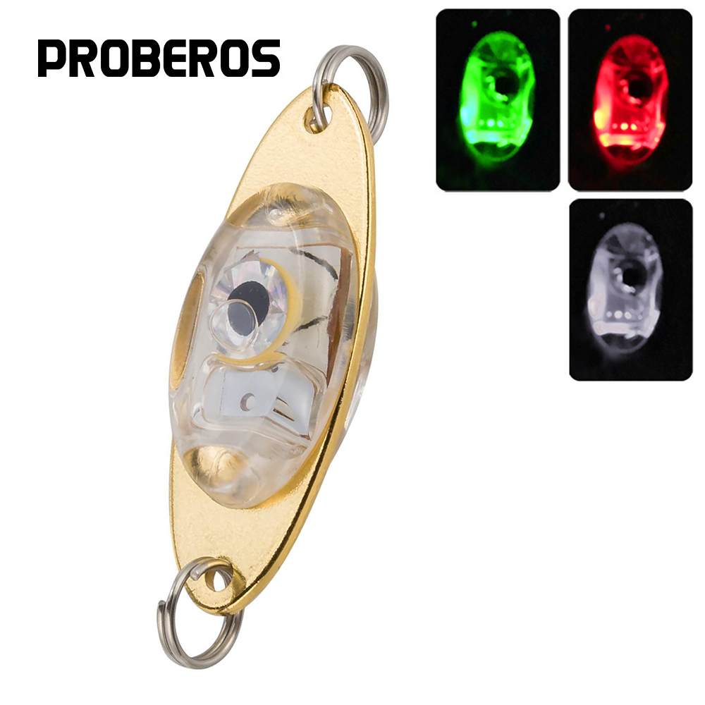 Pro beros ไฟตกปลา LED ทรงหยดน้ - Fishing Lure Spoon บทวิจารณ์และราคา