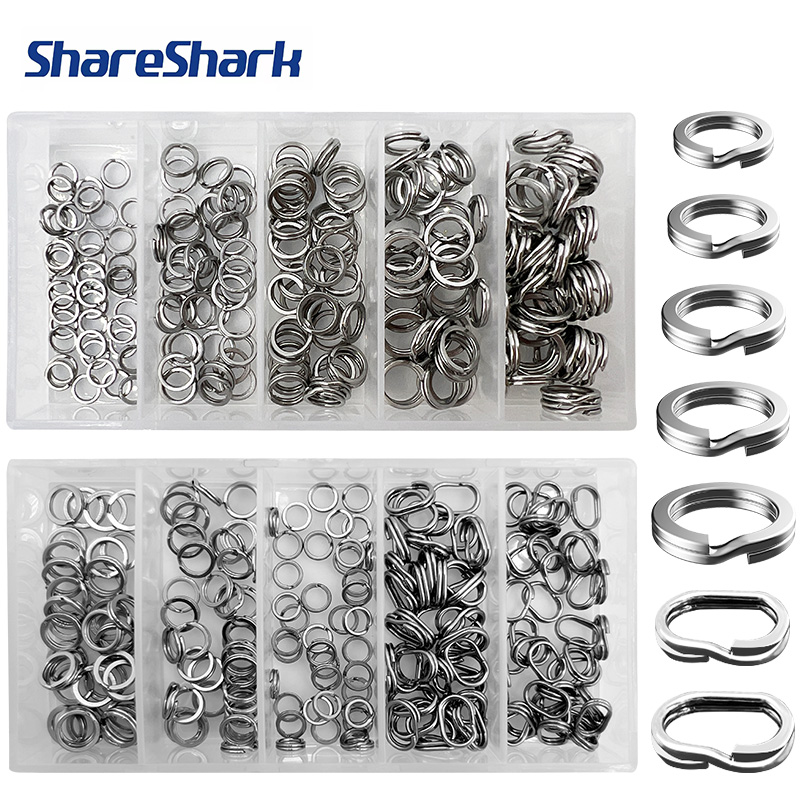 แหวนสแตนเลสสตีลคุณภาพสูง Share - Fishing Lure Box บทวิจารณ์และราคา