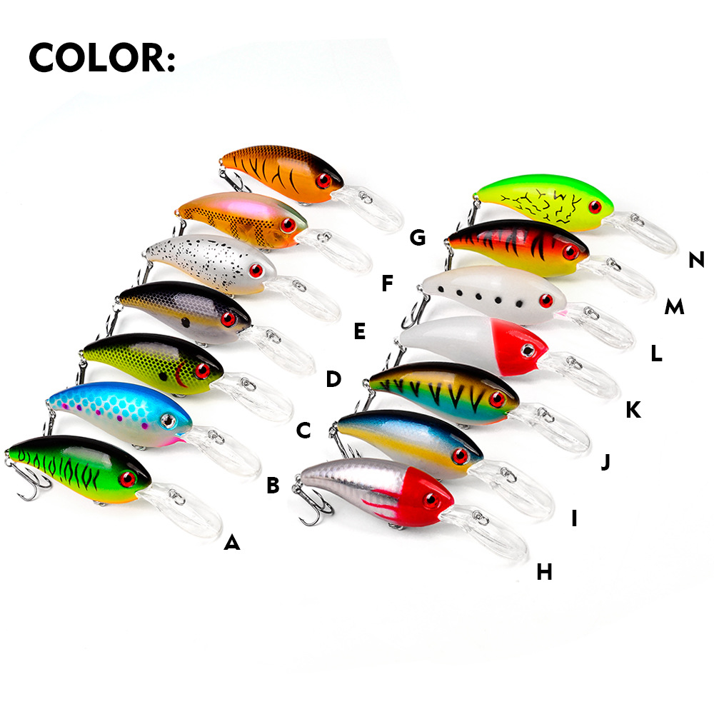 1Pcs Crankbait เหยื่อตกปลาทะเล - Fishing Lure Crankbait บทวิจารณ์และราคา