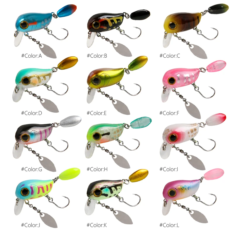 ลอย Micro Crankbaits 30mm2g พื - Fishing Lure Crankbait บทวิจารณ์และราคา