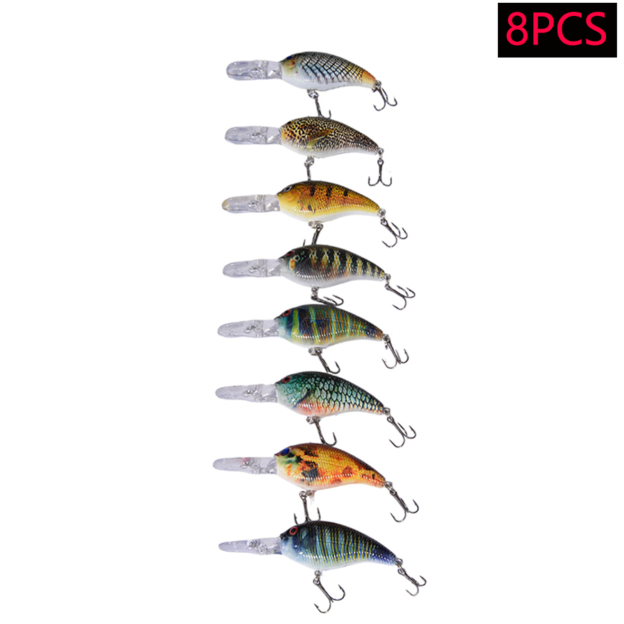 เหยื่อปลอมแบบจิ๊กเบท 8 ชิ้น ทำ - Fishing Lure Jerkbait บทวิจารณ์และราคา