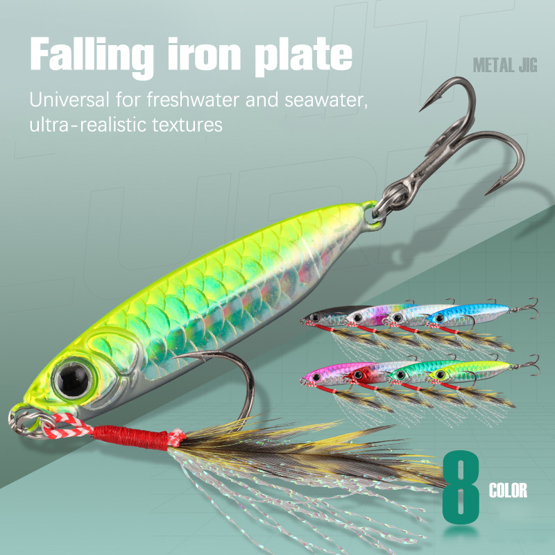 Micro Metal Jig 7g 10g 15g 20g - Fishing Lure Soft Plastic บทวิจารณ์และราคา