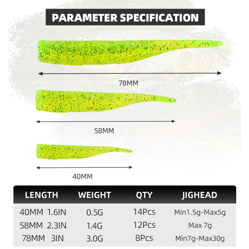 BLUX ใหม่ Dart Worm เหยื่ออ่อน - Fishing Lure Buzzbait บทวิจารณ์และราคา