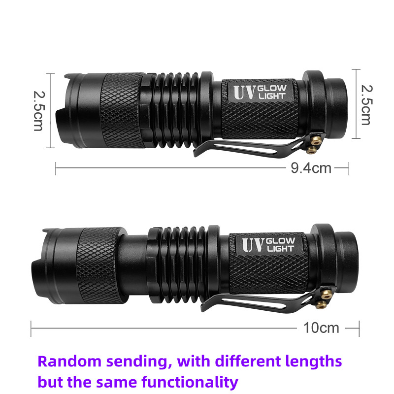 MINI UV ไฟฉาย 395nm อัลตราไวโอ - Fishing Lure Jig บทวิจารณ์และราคา
