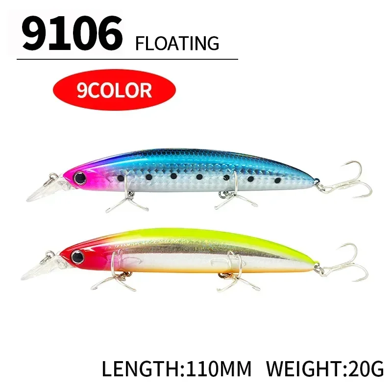 ลอยเหยื่อตกปลา Minnow 110MM 20 - Fishing Lure Spinnerbait บทวิจารณ์และราคา