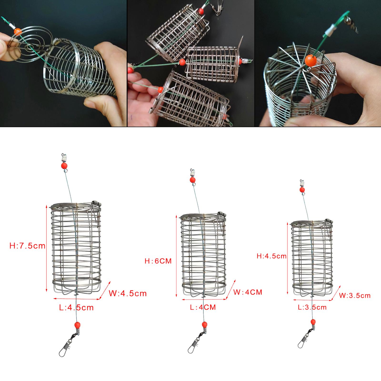 5x Solid ตกปลา Feeder CAGE กับ - Fishing Lure Topwater บทวิจารณ์และราคา