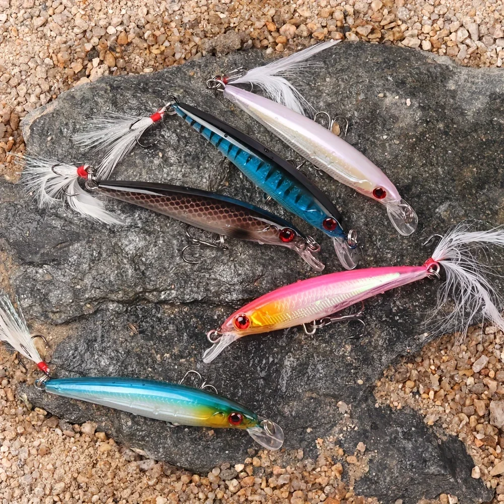 5ชิ้น/กล่อง3D เลเซอร์ Bionic E - Fishing Lure Box บทวิจารณ์และราคา
