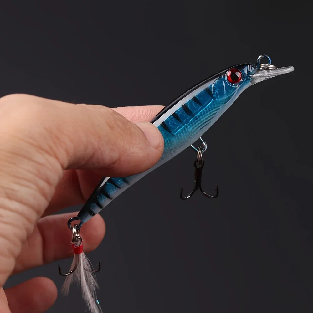 5ชิ้น/กล่อง3D เลเซอร์ Bionic E - Fishing Lure Box บทวิจารณ์และราคา
