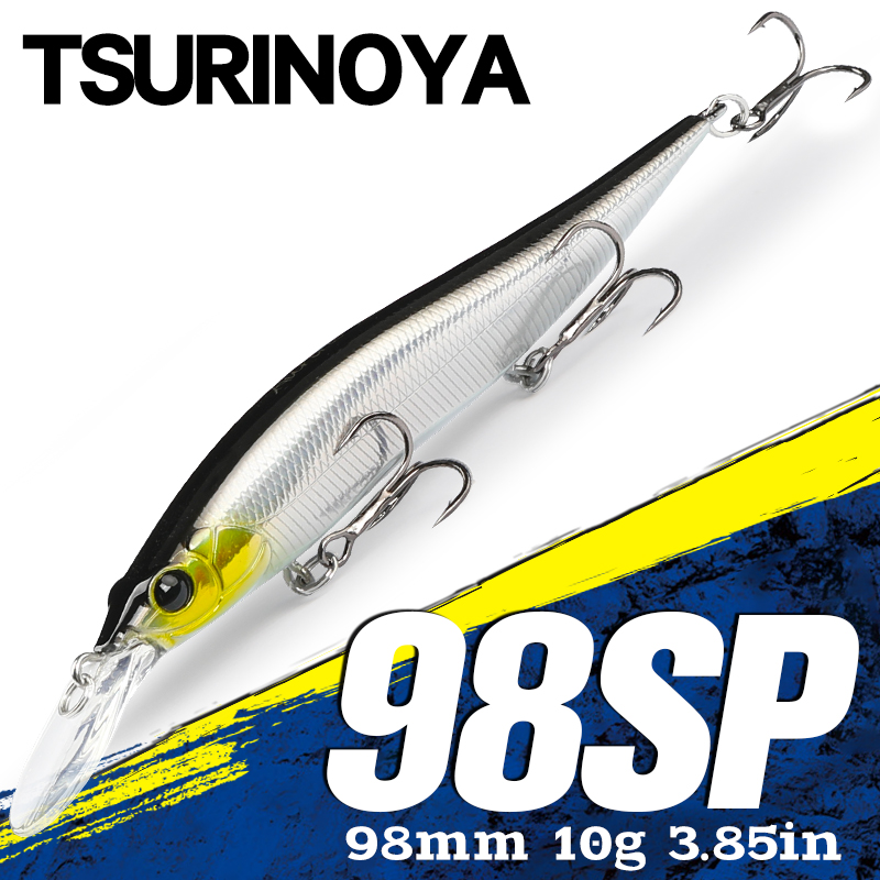 เหยื่อปลอมแบบจมช้า TSURINOYA ร - Fishing Lure Jerkbait บทวิจารณ์และราคา