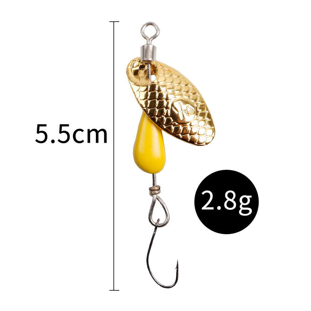 2 ชิ้น Spinner ช้อนโลหะเหยื่อต - Fishing Lure Soft Plastic บทวิจารณ์และราคา