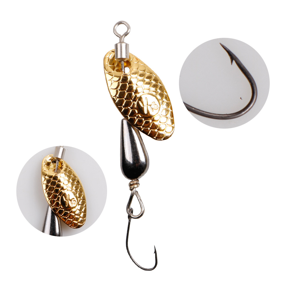 2 ชิ้น Spinner ช้อนโลหะเหยื่อต - Fishing Lure Soft Plastic บทวิจารณ์และราคา