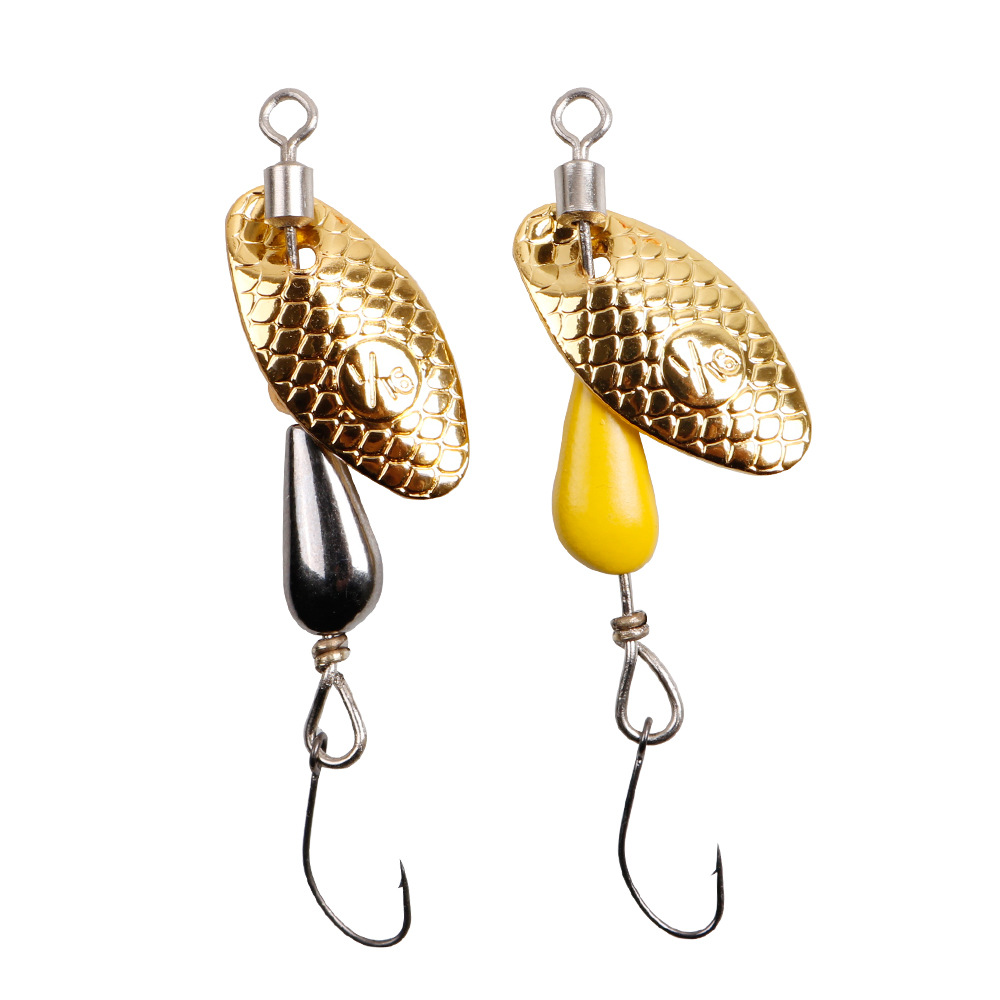 2 ชิ้น Spinner ช้อนโลหะเหยื่อต - Fishing Lure Soft Plastic บทวิจารณ์และราคา