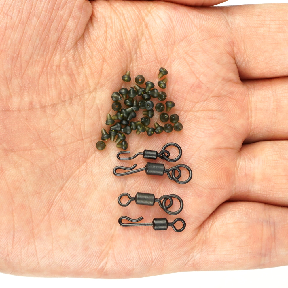 ฮิริซิ 70 ชิ้น ตัวหยุดเบ็ดตกปล - Fishing Lure Spinner บทวิจารณ์และราคา
