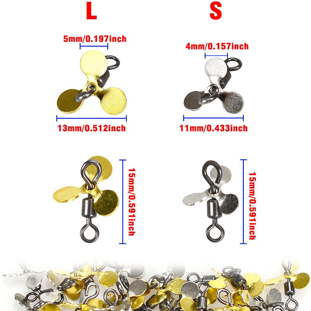 20 ชิ้นเกลียวใบมีดตกปลาใบพัดอุ - Fishing Lure Making Kit บทวิจารณ์และราคา
