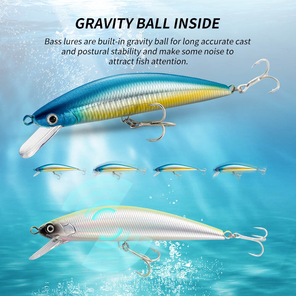 เหยื่อล่อปลาซิวแบบจมขนาด13ซม.  - Fishing Lure Crankbait บทวิจารณ์และราคา