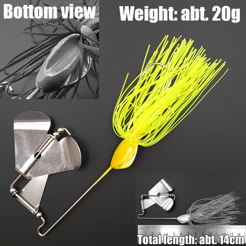 เหยื่อปลอมแบบหมุน Lunker Spinn - Fishing Lure Buzzbait บทวิจารณ์และราคา