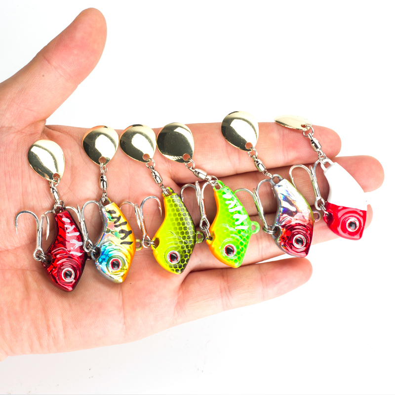เหยื่อตกปลาโลหะหมุนได้ 6 ชิ้น  - Fishing Lure Spinnerbait บทวิจารณ์และราคา