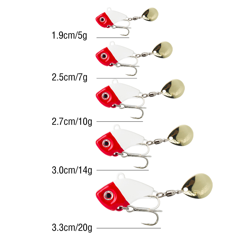 เหยื่อตกปลาโลหะหมุนได้ 6 ชิ้น  - Fishing Lure Spinnerbait บทวิจารณ์และราคา