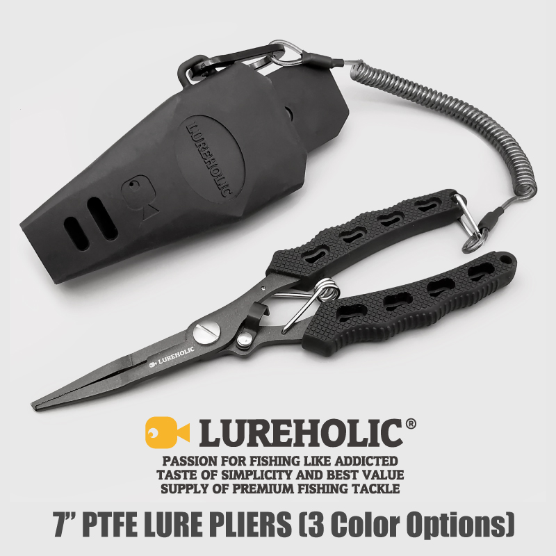 Lureholic 7 ”คีมตกปลาเคลือบ PT - Fishing Lure Accessories บทวิจารณ์และราคา